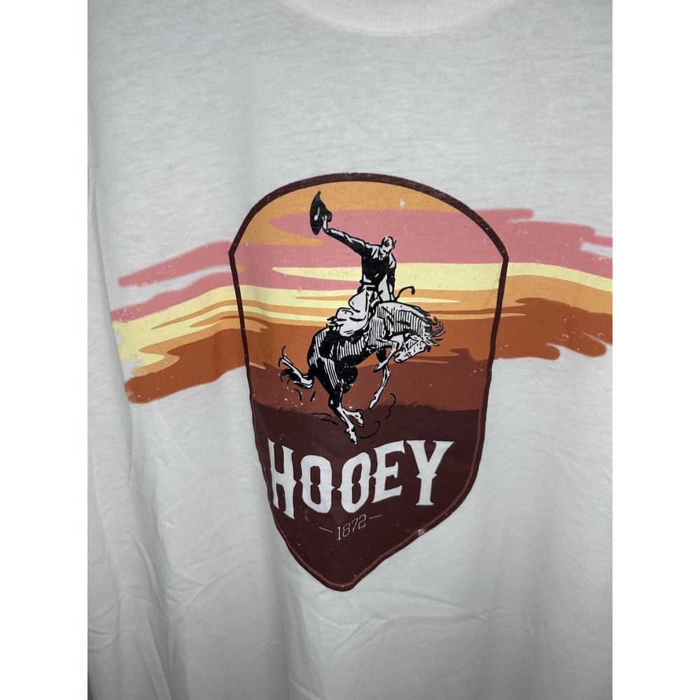 Hooey women's Graphic Tee XXL Western‎  buckin Horse logo cotton NWT America - Picture 2 of 5
